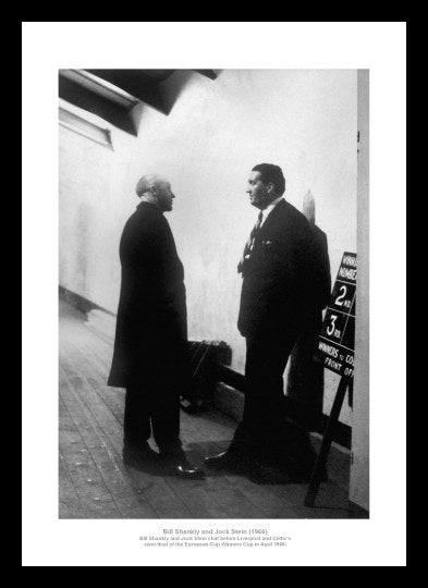 Bill Shankly and Jock Stein Scotland Legends Photo Memorabilia