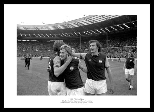 West Ham United 1975 FA Cup Final Photo Memorabilia