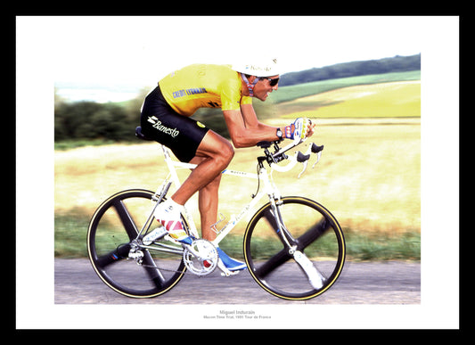 Miguel Indurain 1991 Tour de France Photo Memorabilia