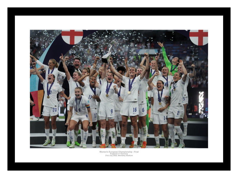 England Lionesses 2022 European Champions Team Photo Memorabilia