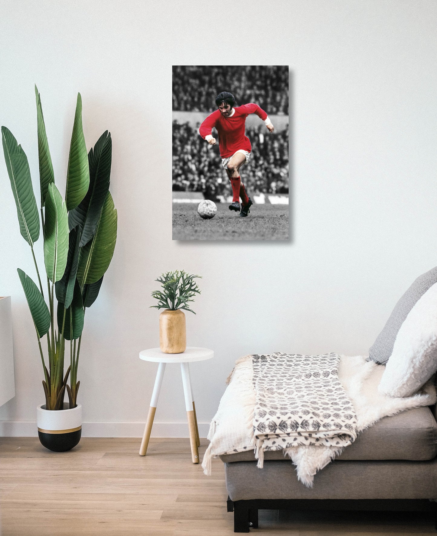 George Best Manchester United Legend Spot Colour Photo