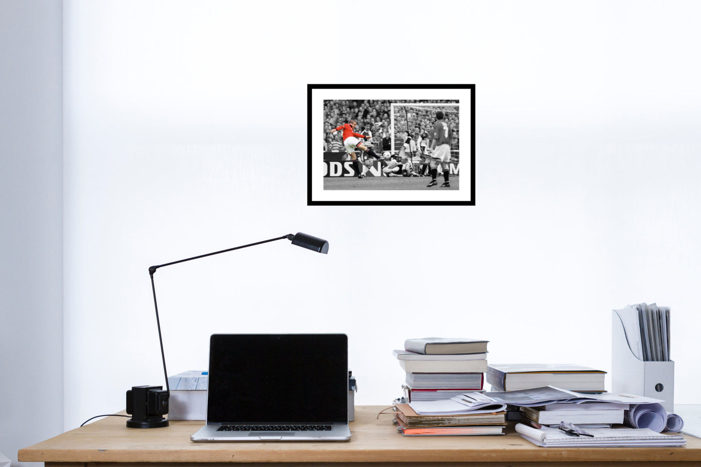 Eric Cantona Manchester United Legends Spot Colour Photo Memorabilia