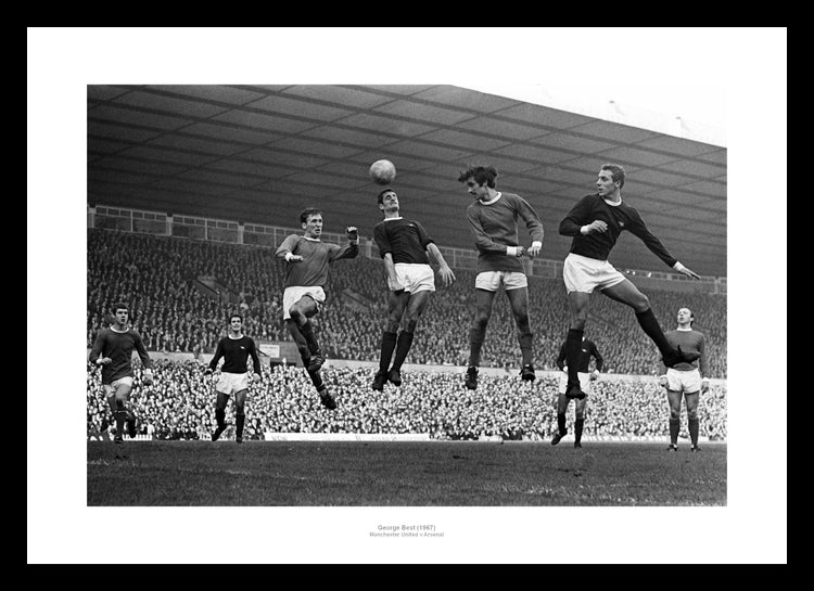 George Best Manchester United v Arsenal 1967 Photo Memorabilia
