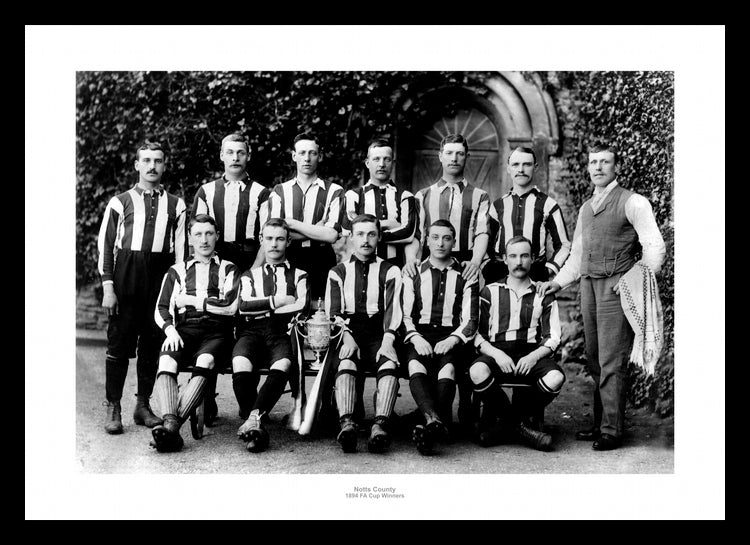 Notts County 1894 FA Cup Winning Team Photo Memorabilia