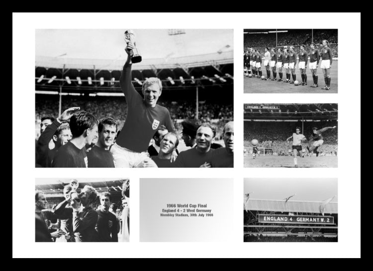 England 1966 World Cup Team Photo Montage Memorabilia