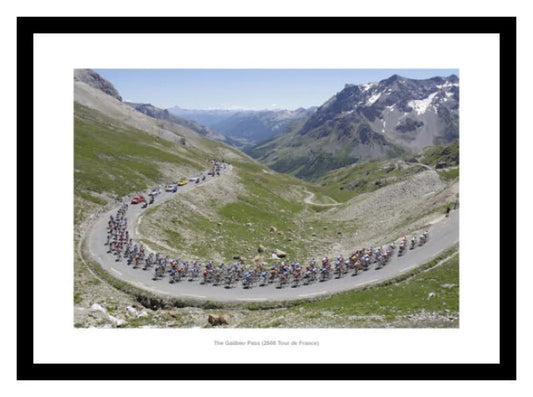 The Galibier Pass Tour de France  Photo Memorabilia