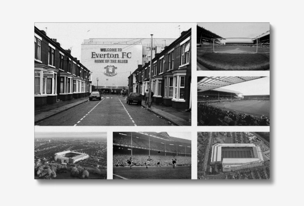 Goodison Park Everton FC Photo Montage Memorabilia