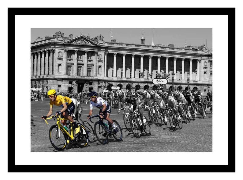 Wiggins & Cavendish Tour de France Spot Colour Photo Memorabilia