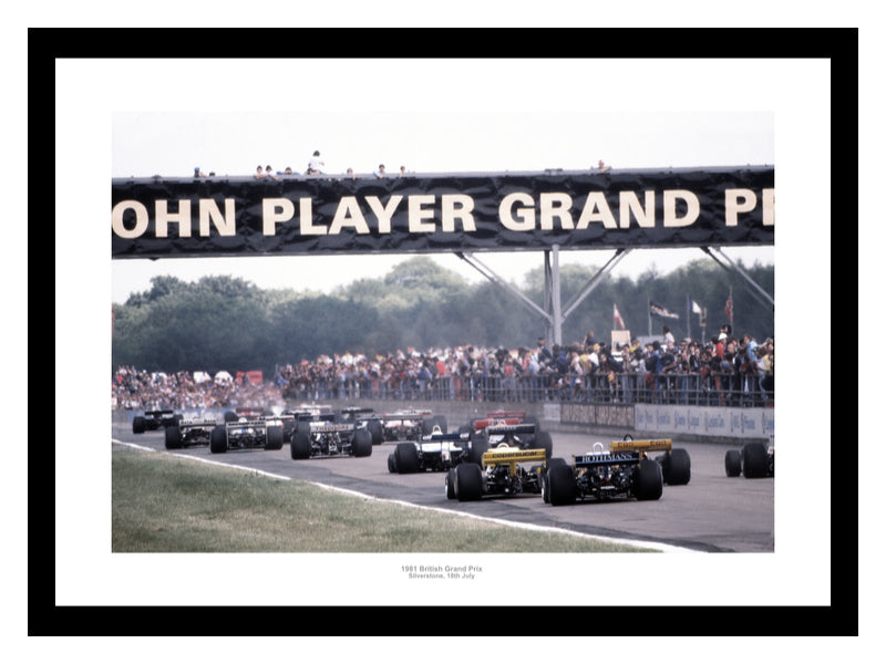 1981 British Grand Prix Silverstone Formula One Photo Memorabilia