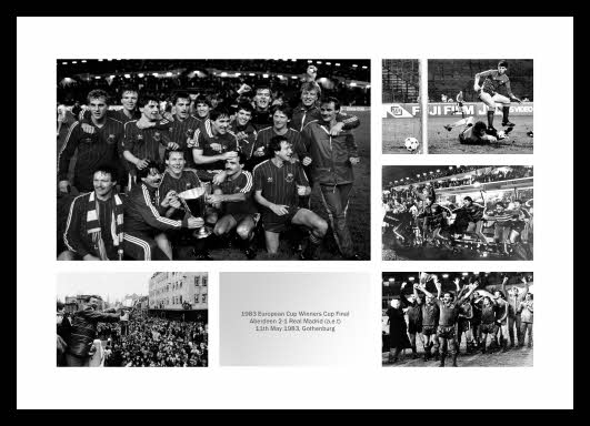 Aberdeen FC 1983 European Cup Winners Cup Final Photo Montage