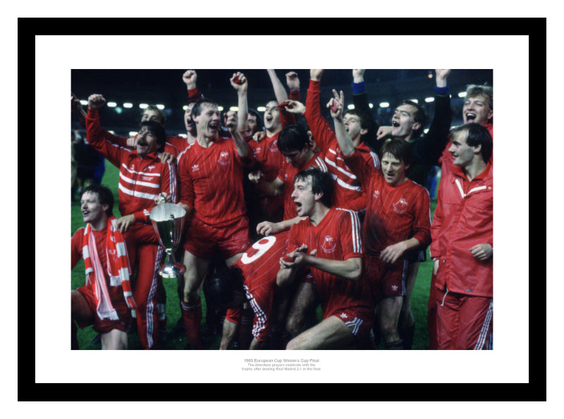 Aberdeen 1983 European Cup Winners Cup Final Photo Memorabilia