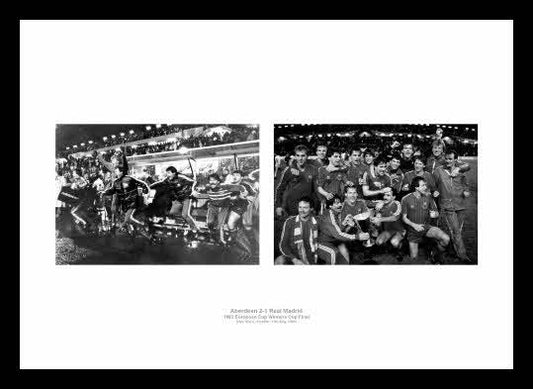 Aberdeen 1983 European Cup Winners Cup Photo Memorabilia