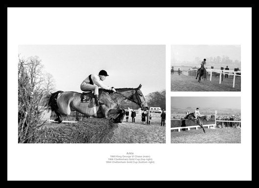 Arkle Horse Racing Legend Photo Memorabilia