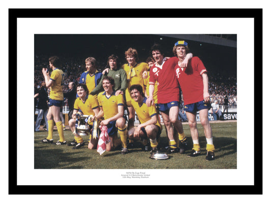 Arsenal 1979 FA Cup Final Team Celebrations Photo Memorabilia