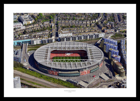 Arsenal FC Emirates Stadium Aerial Photo Memorabilia