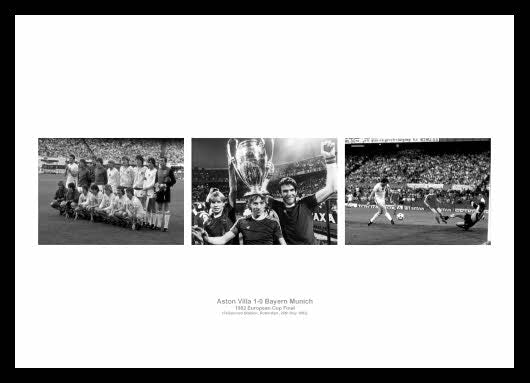 Aston Villla 1982 European Cup Final Photo Memorabilia