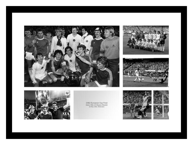 Aston Villa 1982 European Cup Final Photo Montage