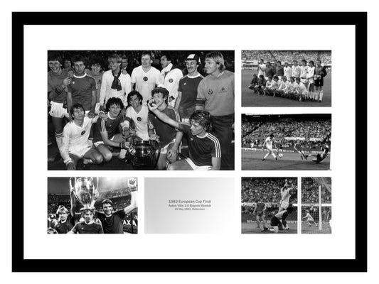 Aston Villa 1982 European Cup Final Photo Montage