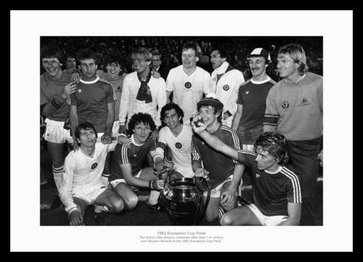 Aston Villa 1982 European Cup Team Photo Memorabilia