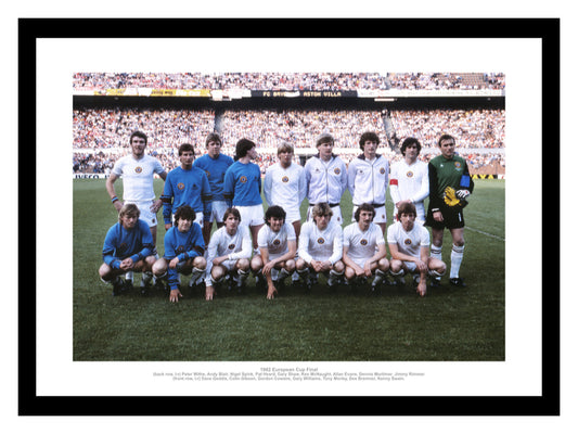 Aston Villa 1982 European Cup Final Team Photo Memorabilia