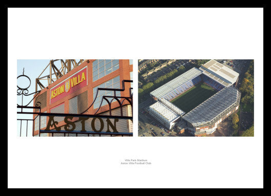 Villa Park & Aerial Views Aston Villa Photo Memorabilia