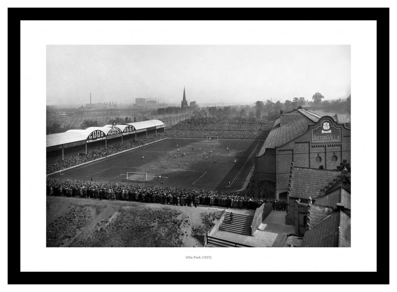 Villa Park Stadium 1937 Aston Villa Match Day Photo Memorabilia