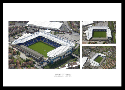 Birmingham City St Andrews Stadium Aerial Photo Memorabilia