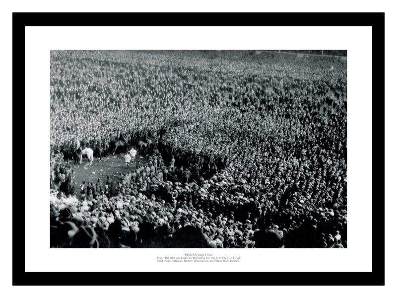 Bolton Wanderers v West Ham 1923 'White Horse' FA Cup Final Photo Memorabilia