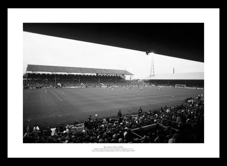 Bolton Wanderers Final Match at Burnden Park 1997 Photo Memorabilia