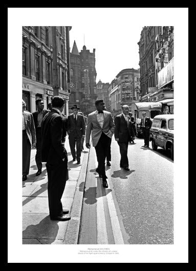 Muhammad Ali in London 1963 Boxing Photo Memorabilia