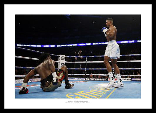 Anthony Joshua 2016 IBF World Champion Boxing Photo Memorabilia