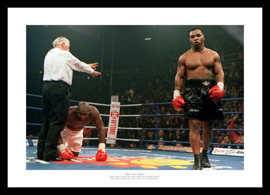 Mike Tyson in Manchester Boxing Photo Memorabilia