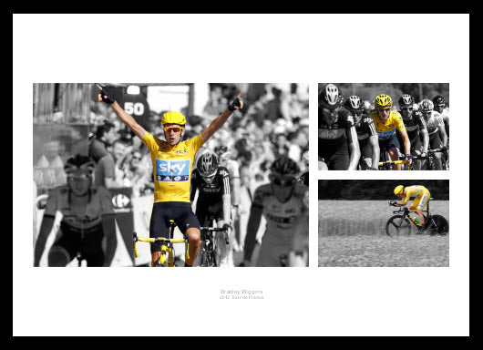 Bradley Wiggins 2012 Tour de France Spot Colour Photo Memorabilia