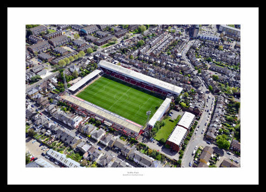 Brentford FC Griffin Park Aerial Photo Memorabilia