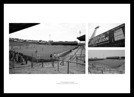 Brighton & Hove Albion Goldstone Ground Photo Memorabilia