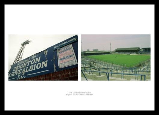 Brighton FC Memorabilia Goldstone Ground Photo Memorabilia