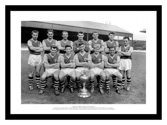 Burnley 1960 League Champions Team Photo Memorabilia