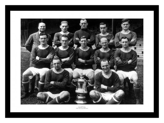 Cardiff City 1927 FA Cup Winning Team Photo Memorabilia