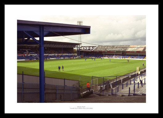 Cardiff City Ninian Park Historic Old Stadium Photo Memorabilia