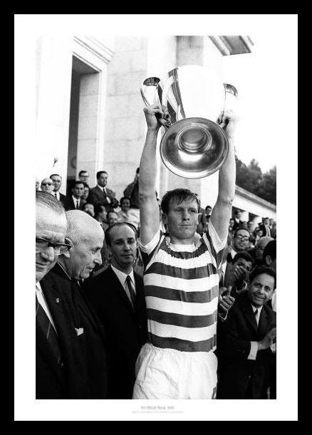 Celtic FC 1967 European Cup Final Billy McNeill Photo Memorabilia