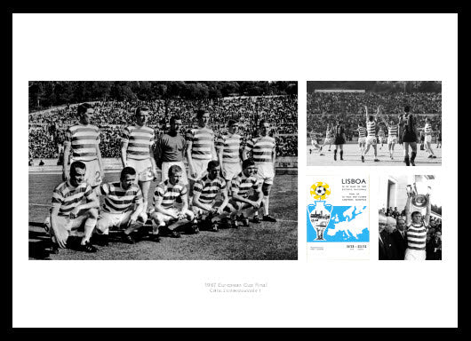 Celtic FC 1967 European Cup Final Photo Memorabilia