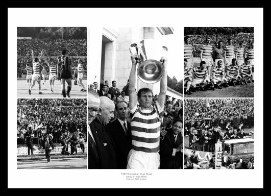 Celtic FC 1967 European Cup Final Photo Montage