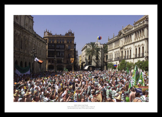 Celtic FC Fans 2003 UEFA Cup Final Photo Memorabilia