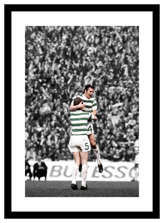 Celtic Legends Bobby Murdoch & Billy McNeill Spot Colour Photo Memorabilia