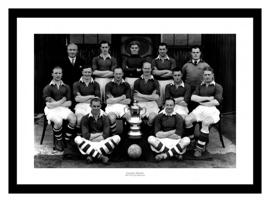 Charlton Athletic 1947 FA Cup Winning Team Photo Memorabilia