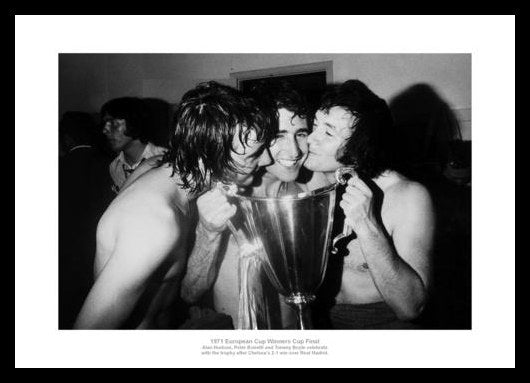 Chelsea 1971 European Cup Winners Cup Photo Memorabilia