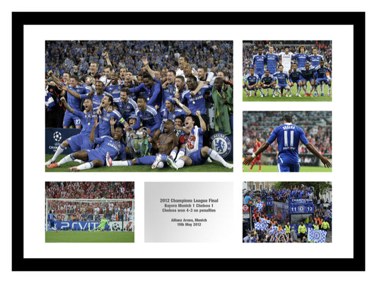 Chelsea 2012 Champions League Final Photo Memorabilia