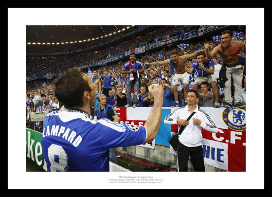 Frank Lampard Chelsea 2012 Champions League Final Photo Memorabilia