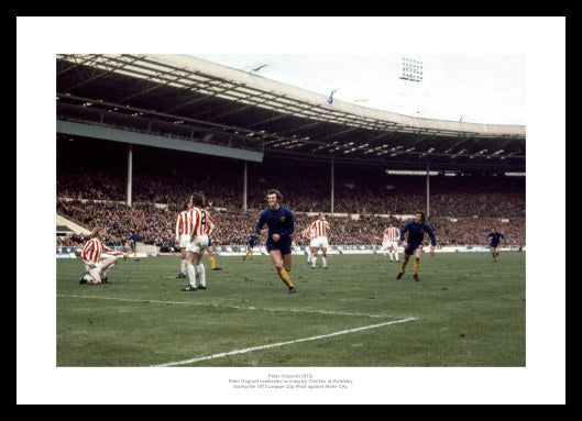 Peter Osgood Chelsea FC Legend 1972 Photo Memorabilia