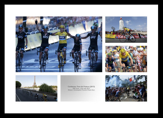 Chris Froome  2013 Tour de France Photo Memorabilia